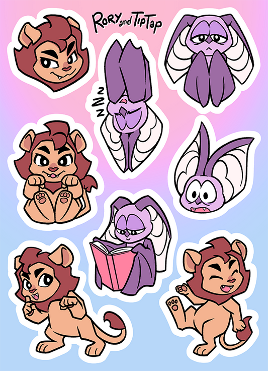 Rory and Tiptap (Vinyl Stickers)